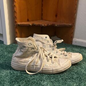 Converse Off-White Kids High-Top Sneakers